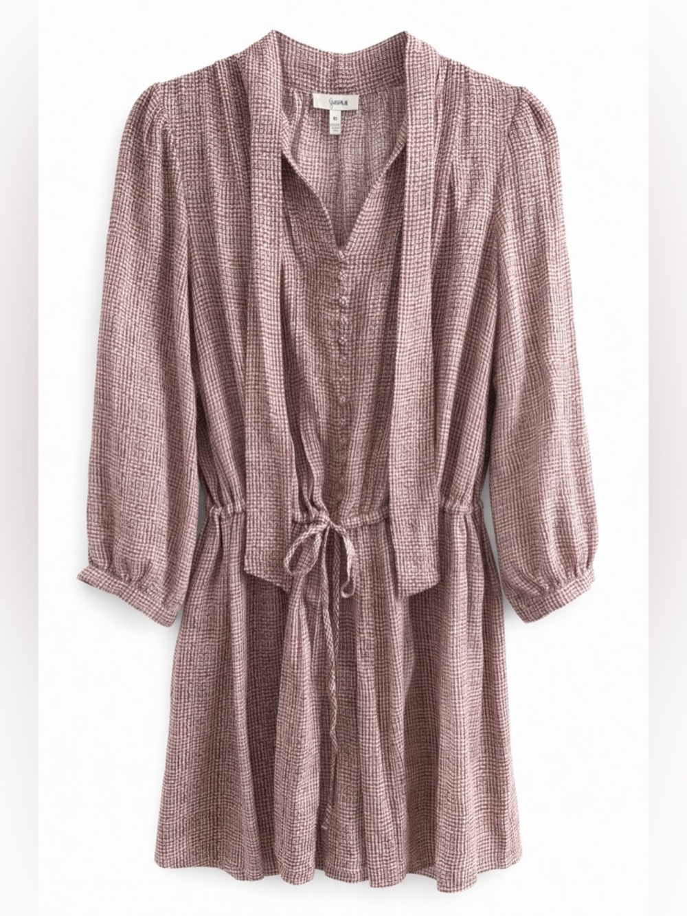 Silk Joie Pink Long Sleeve Dress